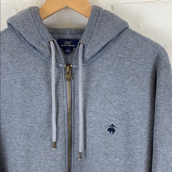 Brooks Brothers Other - Brooks Brothers Full Zip Sweater With Hood